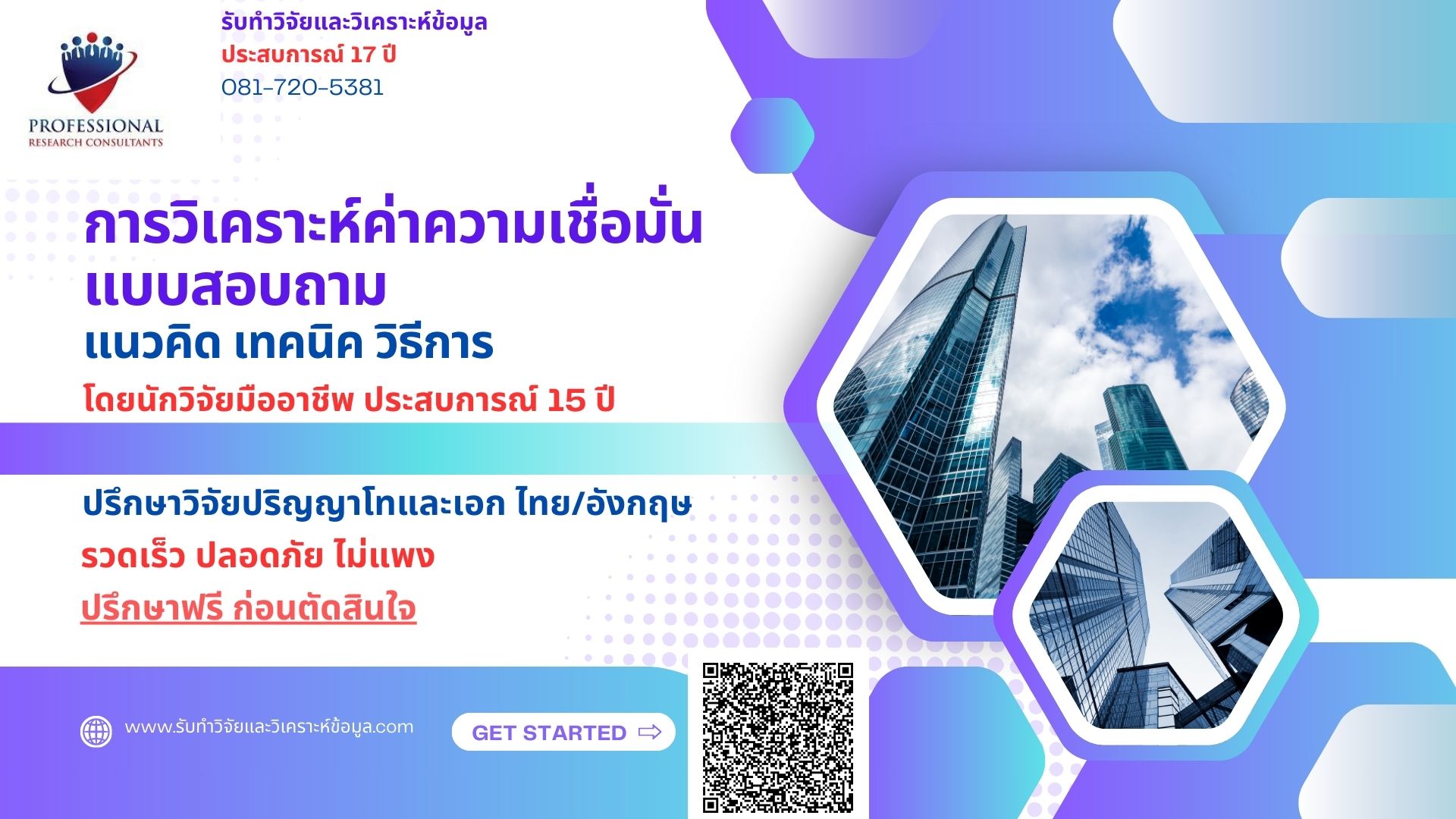 การวิเคราะห์ค่าความเชื่อมั่น
