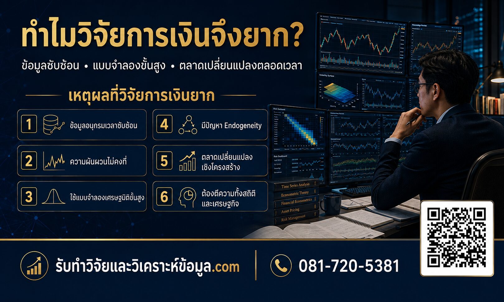 ทำไม "วิจัยการเงิน" ถึงยากและปวดหัวที่สุด?