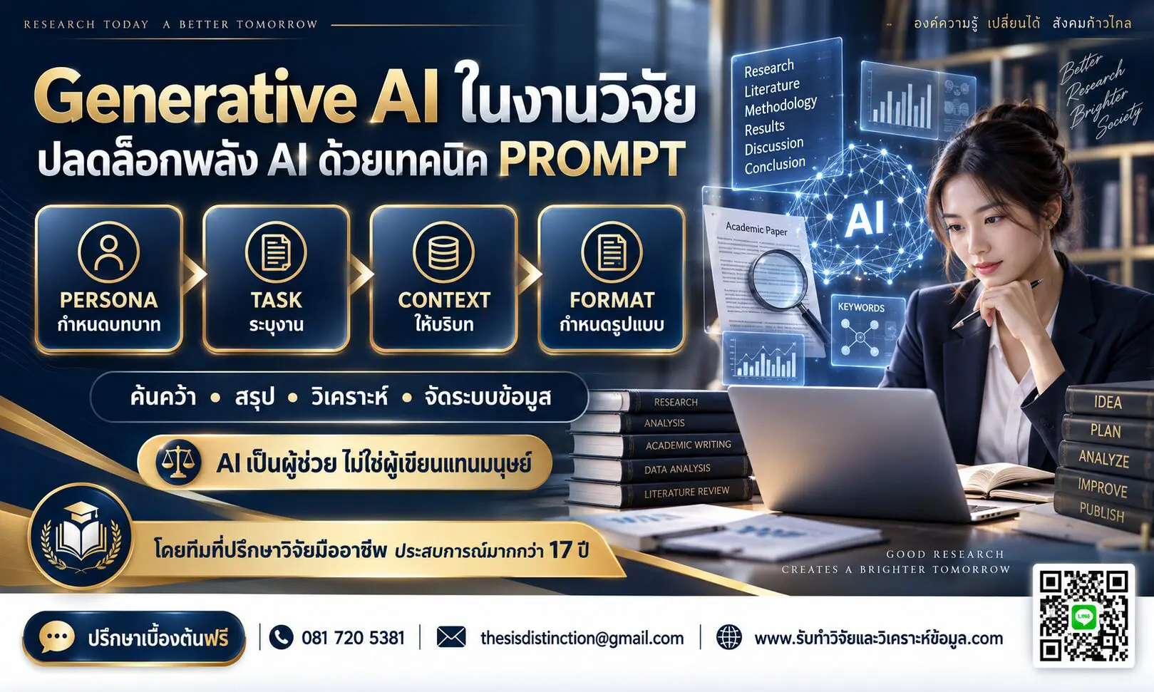 Generative AI ในงานวิจัย